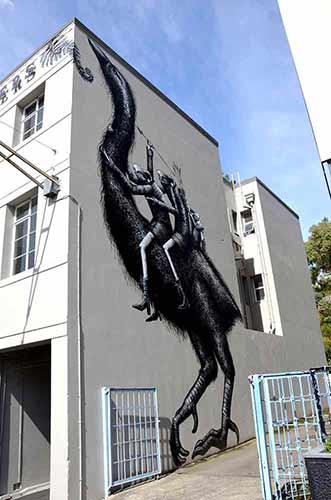 phlegm mural-AsiaPhotoStock