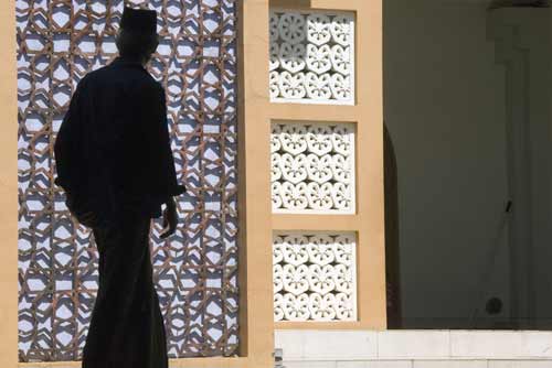 silhouette at mosque-AsiaPhotoStock
