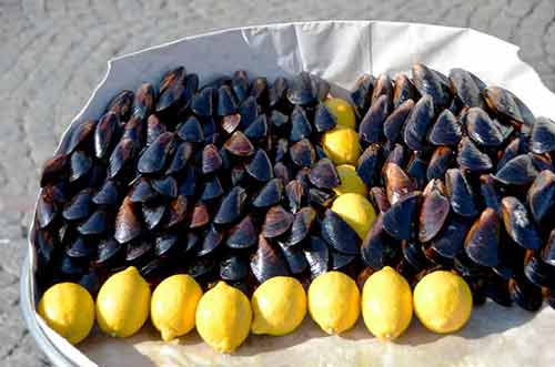 mussels lemons-AsiaPhotoStock