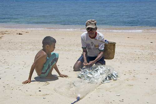 net full of fish-AsiaPhotoStock