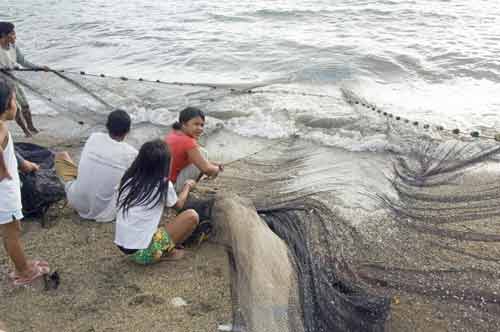 large fishing nets-AsiaPhotoStock