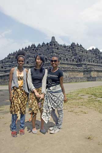 new friends borobudur-AsiaPhotoStock