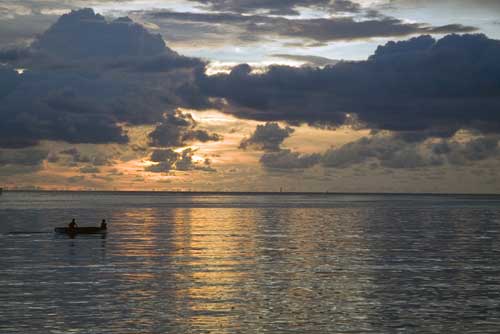 sunset at waterfront-AsiaPhotoStock