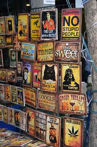 old posters chatuchak-AsiaPhotoStock