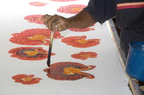 painting batik-AsiaPhotoStock