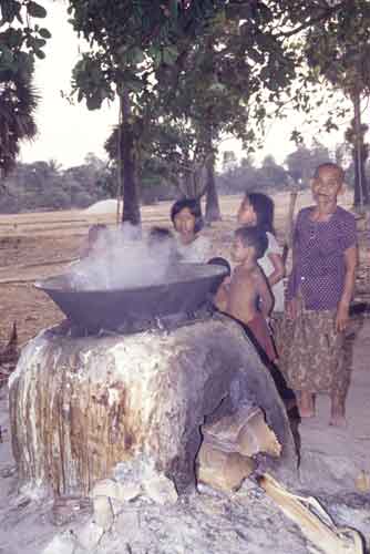 palm sugar furnace-AsiaPhotoStock