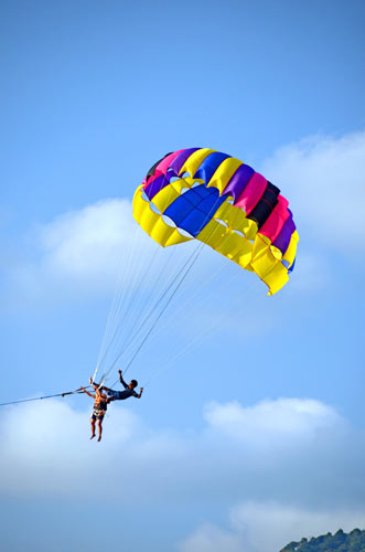 paraglide at patong-AsiaPhotoStock