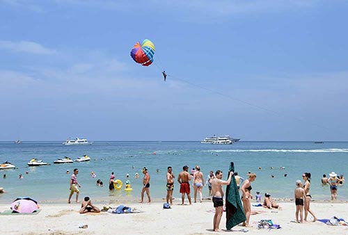 parasailing in phuket-AsiaPhotoStock