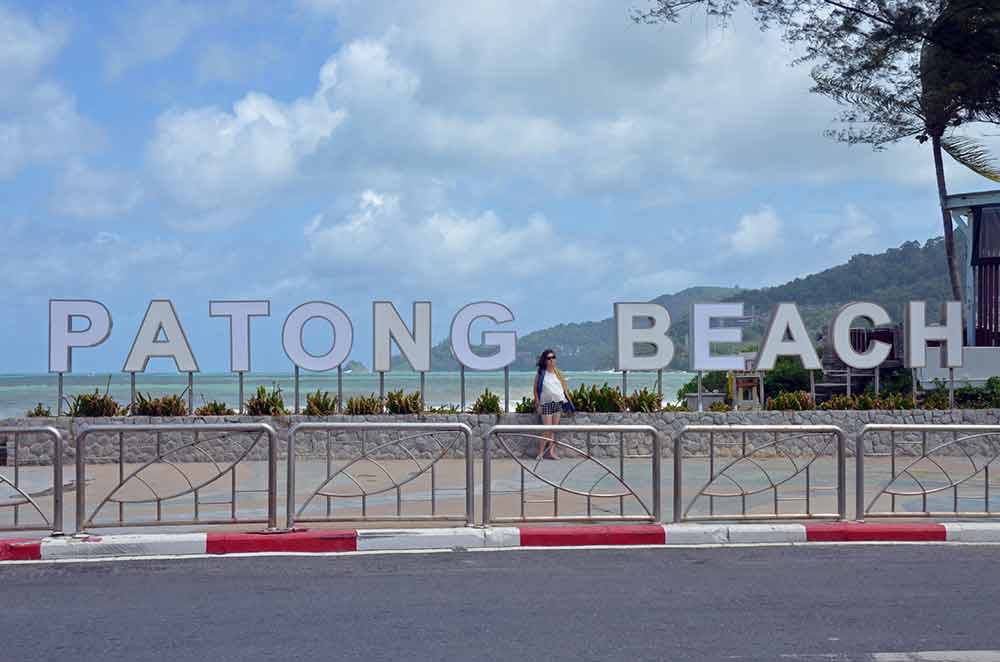 patong beach sign-AsiaPhotoStock