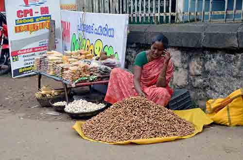 peanut seller-AsiaPhotoStock