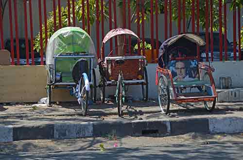 pedicabs resting-AsiaPhotoStock