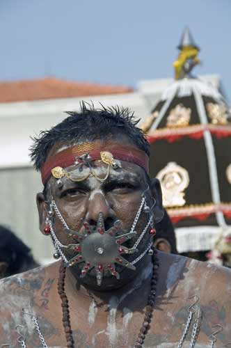 pierced with mouth piece-AsiaPhotoStock