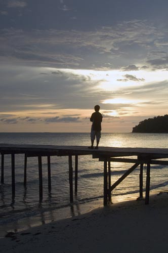 jetty at sunset-AsiaPhotoStock