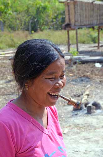 pipe smoking laos-AsiaPhotoStock