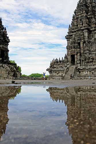 prambanan reflected-AsiaPhotoStock