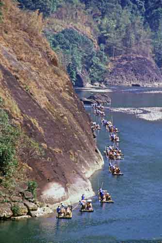 bamboo rafts wuyishan-AsiaPhotoStock