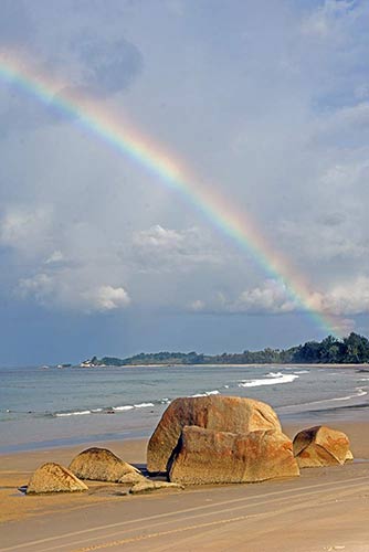 rainbows rock-AsiaPhotoStock