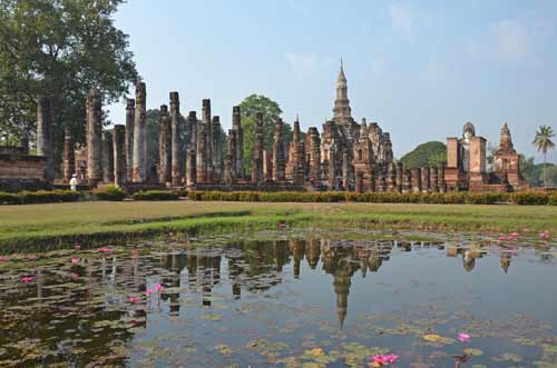 reflection wat mahathat-AsiaPhotoStock