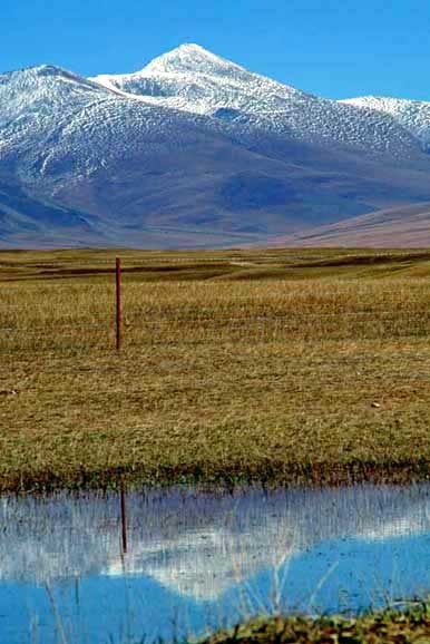 reflected hill-AsiaPhotoStock