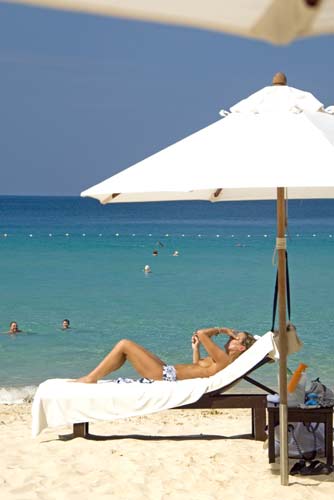 relaxing surin beach-AsiaPhotoStock