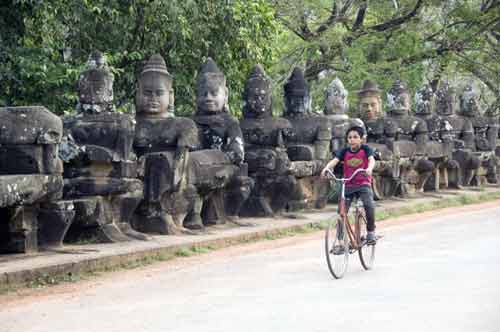 riding a bike-AsiaPhotoStock