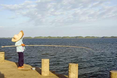 fishing with a rod-AsiaPhotoStock