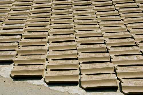 foof tiles drying-AsiaPhotoStock