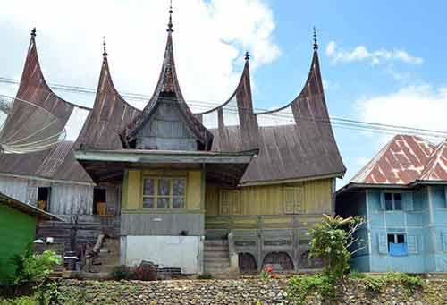 roofs pariangan village-AsiaPhotoStock