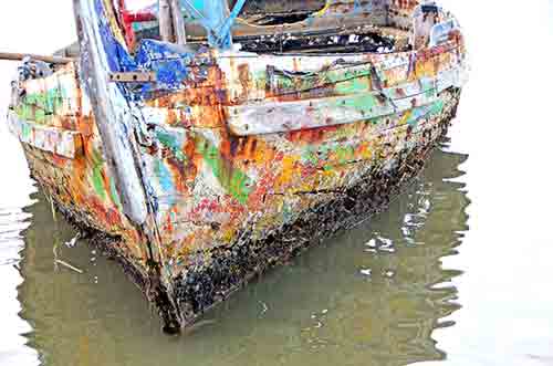 rustic boat-AsiaPhotoStock