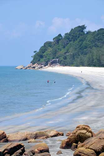 sandy beach kuantan-AsiaPhotoStock