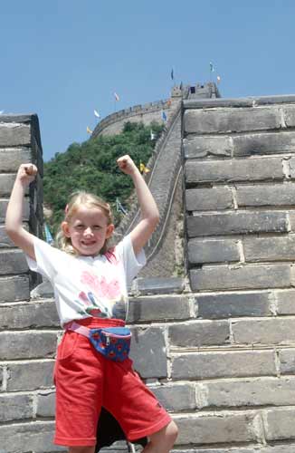 tourist at the great wall-AsiaPhotoStock