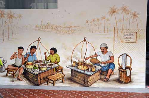 satay club mural-AsiaPhotoStock