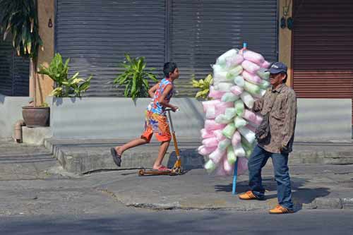 scooter and candy-AsiaPhotoStock