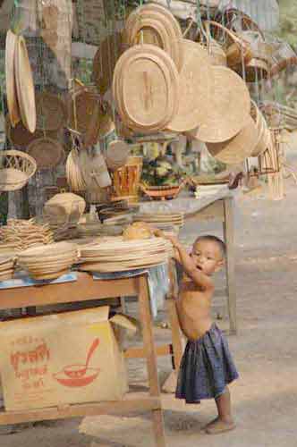 basket stall-AsiaPhotoStock