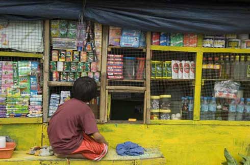 yellow shop-AsiaPhotoStock