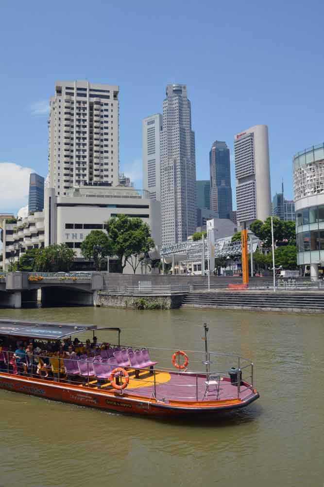 singapore river and cbd-AsiaPhotoStock