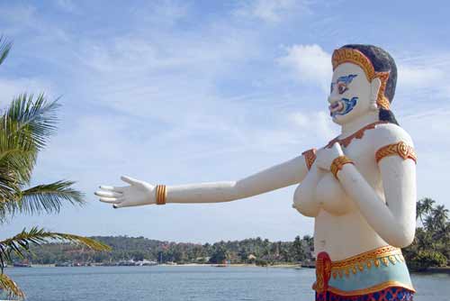 siren at big buddha-AsiaPhotoStock