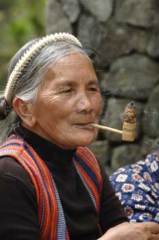 igorot smoking pipe-AsiaPhotoStock