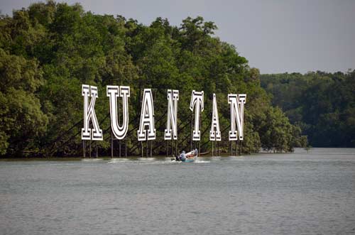boat at kuantan sign-AsiaPhotoStock