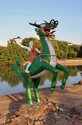 statue at big buddha samui-AsiaPhotoStock