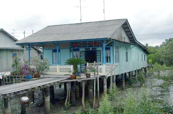 stilt house kukup-AsiaPhotoStock