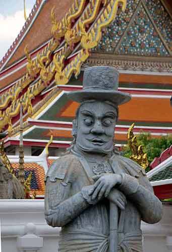 stone man at wat pho-AsiaPhotoStock