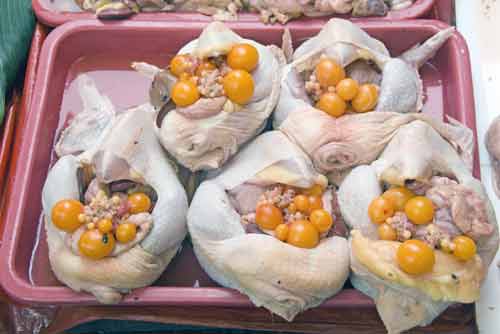 stuffed chickens-AsiaPhotoStock