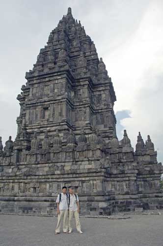 muslims at prambanan-AsiaPhotoStock