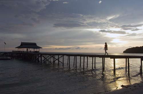 sunset at pulau tiga-AsiaPhotoStock