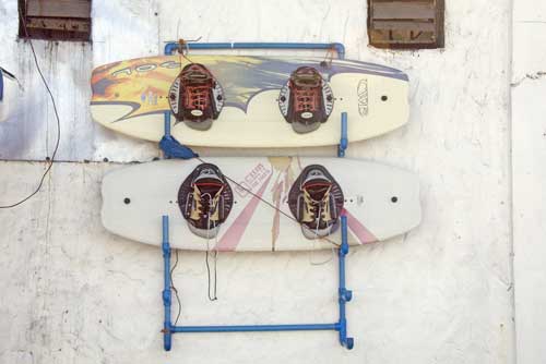 surf boards on wall-AsiaPhotoStock