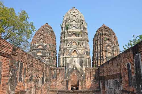 temple of wat si sawai-AsiaPhotoStock