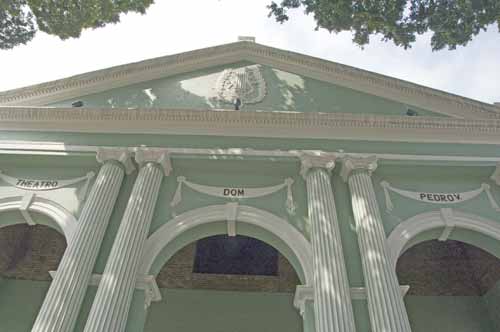 theatro dom pedro v-asia photo stock