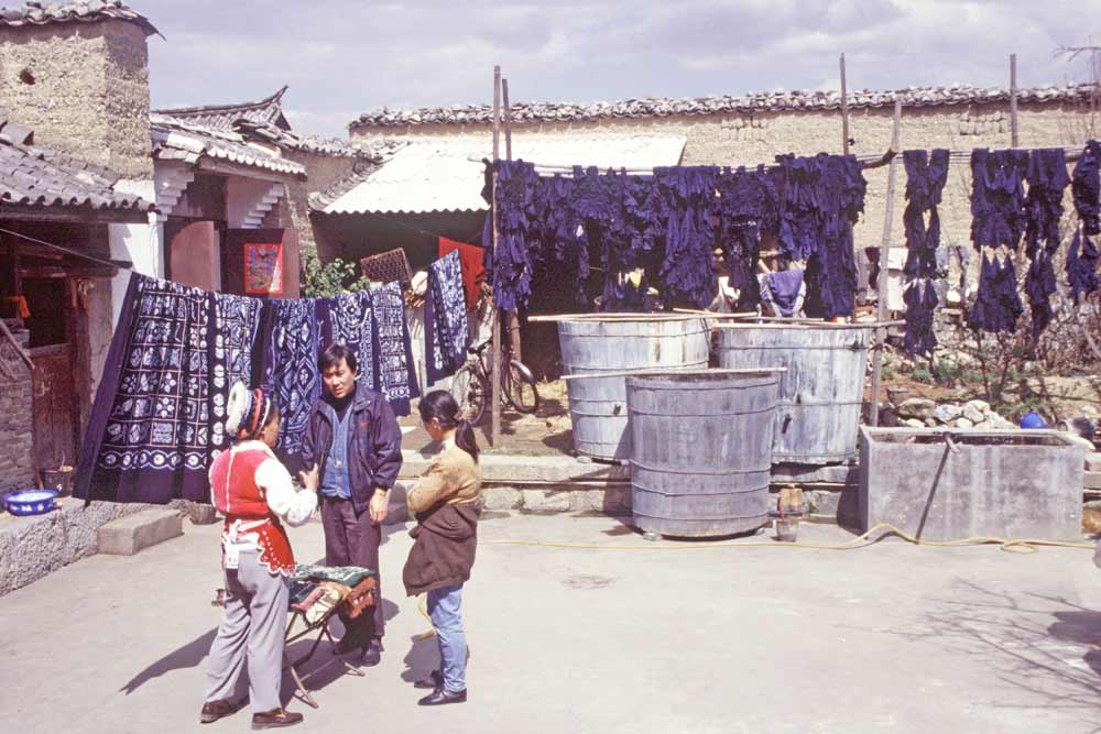 tie dye factory-AsiaPhotoStock