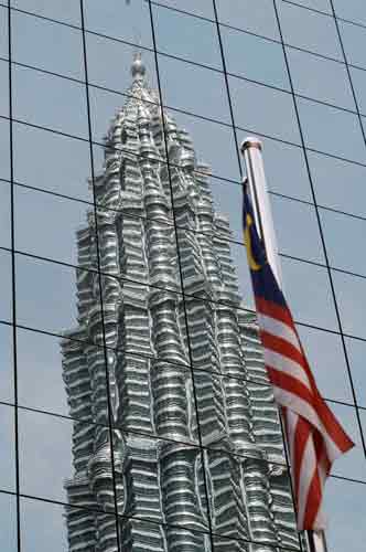 tower and flag-AsiaPhotoStock